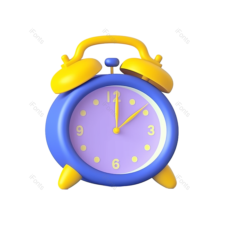 装饰图片,插画元素,抽象PNG,时钟免抠素材